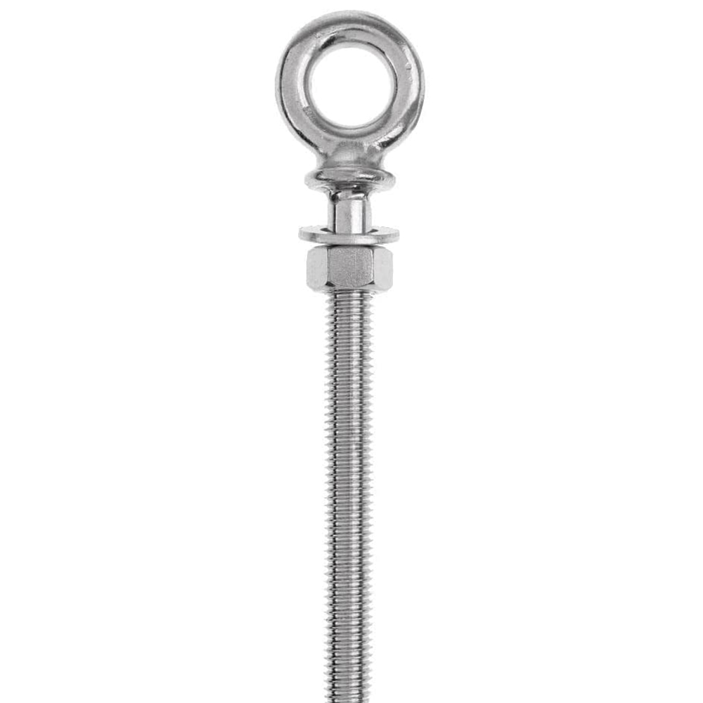 316 Stainless Steel Long Thread Eye Bolts M10 x 100mm from GME Supply